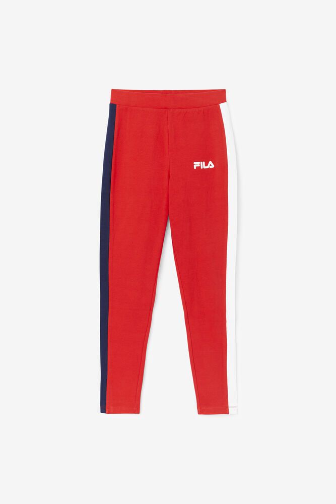 Fila Mercy Red Legging Womens - NZ 82564-PNAX